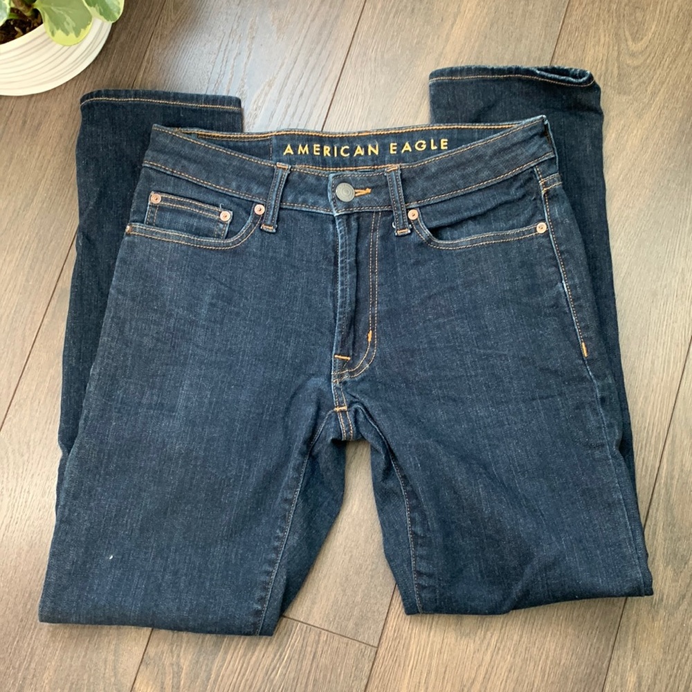 AMERICAN EAGLE Flex Slim dark wash 29x30 excellent condition